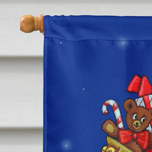 Load image into Gallery viewer, Santa Claus A Visit from Santa Flag Canvas House Size PJH3009CHF
