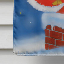 Load image into Gallery viewer, Santa Claus Down the Chimney Flag Canvas House Size PJH3010CHF
