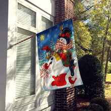 Load image into Gallery viewer, Snowman First Star I See Tonight Flag Canvas House Size PJH3017CHF