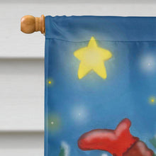 Load image into Gallery viewer, Snowman First Star I See Tonight Flag Canvas House Size PJH3017CHF