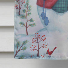 Load image into Gallery viewer, Snowman Just Keep Smilin' USA Flag Canvas House Size PJH3021CHF