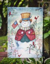 Load image into Gallery viewer, Snowman Just Keep Smilin' USA Garden Flag – Decorative Outdoor Yard Flag PJH3021GF