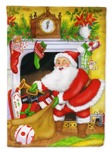 Load image into Gallery viewer, Santa Claus Stocking Stuffers Garden Flag – Decorative Outdoor Yard Flag PJH3024GF