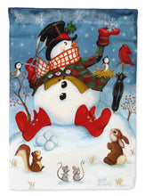 Load image into Gallery viewer, Snowman Snow Maker Garden Flag – Decorative Outdoor Yard Flag PJH3028GF