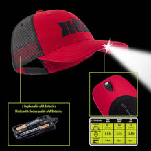 Load image into Gallery viewer, POWERCAP 2.0 Mike Iaconelli Pro Series Fishing LED Lighted Headlamp Hat