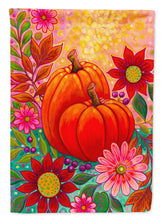 Load image into Gallery viewer, Golden Floral Harvest Fall Flag Canvas House Size PPD3003CHF