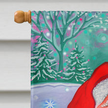 Load image into Gallery viewer, Santa Claus Ho Ho Ho Flag Canvas House Size PPD3004CHF