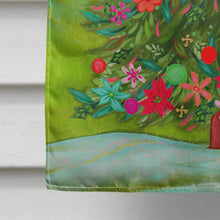 Load image into Gallery viewer, Poinsetta Oh Christmas Tree Flag Canvas House Size PPD3007CHF