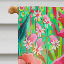 Load image into Gallery viewer, Pink Passion Flowers Flag Canvas House Size PPD3010CHF