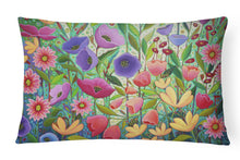Load image into Gallery viewer, Enchanted Garden Flowers Canvas Fabric Decorative Pillow PPD3013PW1216