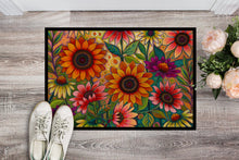 Load image into Gallery viewer, Fall Sunflower Surprise Doormat - 24x36 Decorative Floor Mat – Indoor/Outdoor Rug with Artistic Flair PPD3014JMAT