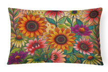 Load image into Gallery viewer, Fall Sunflower Surprise Canvas Fabric Decorative Pillow PPD3014PW1216