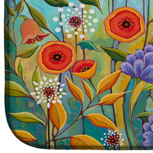 Load image into Gallery viewer, Fresh Air Flowers Dish Drying Mat – Absorbent, Artistic Kitchen Essentials PPD3016DDM
