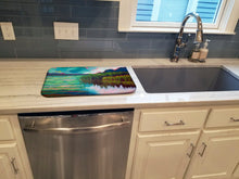 Load image into Gallery viewer, Moved upon the Water Dish Drying Mat – Absorbent, Artistic Kitchen Essentials PPD3018DDM