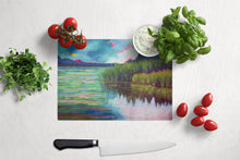 Load image into Gallery viewer, Moved upon the Water Glass Cutting Boards – Durable, Decorative Kitchen Art Large PPD3018LCB