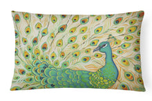 Load image into Gallery viewer, Pretty Pretty Peacock Canvas Fabric Decorative Pillow PPD3021PW1216