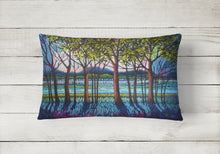 Load image into Gallery viewer, Tanzanite River Canvas Fabric Decorative Pillow PPD3022PW1216