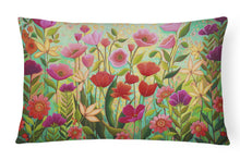 Load image into Gallery viewer, Wild Beauty Flowers Canvas Fabric Decorative Pillow PPD3024PW1216