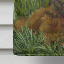 Load image into Gallery viewer, Airedale Terrier Poppies Flag Canvas House Size PPP3003CHF