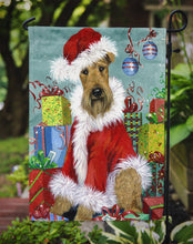Load image into Gallery viewer, Airedale Santa Christmas Garden Flag – Decorative Outdoor Yard Flag PPP3004GF
