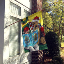 Load image into Gallery viewer, Airedale Storybook Tails Christmas Flag Canvas House Size PPP3006CHF