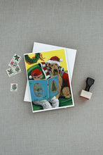 Load image into Gallery viewer, Airedale Storybook Tails Christmas Greeting Cards -  Blank Note Cards – 8-Pack of Artist-Designed Cards with Envelopes