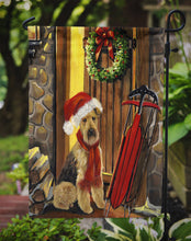 Load image into Gallery viewer, Airedale Welcome Home Christmas Garden Flag – Decorative Outdoor Yard Flag PPP3007GF