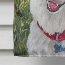 Load image into Gallery viewer, Australian Shepherd Scarlet Flag Canvas House Size PPP3009CHF