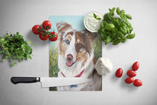 Load image into Gallery viewer, Australian Shepherd Scarlet Glass Cutting Boards – Durable, Decorative Kitchen Art Large PPP3009LCB