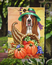 Load image into Gallery viewer, Basset Hound Autumn Garden Flag – Decorative Outdoor Yard Flag PPP3010GF
