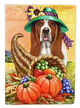Load image into Gallery viewer, Basset Hound Autumn Garden Flag – Decorative Outdoor Yard Flag PPP3010GF