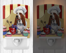 Load image into Gallery viewer, Basset Hound Cupcake Hound Ceramic Night Light PPP3011CNL