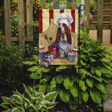 Load image into Gallery viewer, Basset Hound Cupcake Hound Garden Flag – Decorative Outdoor Yard Flag PPP3011GF