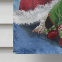 Load image into Gallery viewer, Basset Hound Santa Christmas Flag Canvas House Size PPP3012CHF