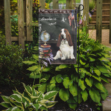 Load image into Gallery viewer, Basset Hound Teacher's Pet Garden Flag – Decorative Outdoor Yard Flag PPP3013GF