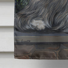 Load image into Gallery viewer, Bearded Collie Moon shine Flag Canvas House Size PPP3018CHF