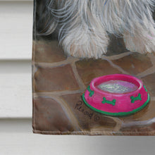 Load image into Gallery viewer, Bearded Collie Cool Summer Flag Canvas House Size PPP3019CHF