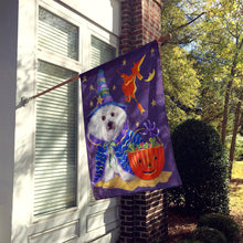 Load image into Gallery viewer, Bichon Frise Boo Halloween Flag Canvas House Size PPP3020CHF