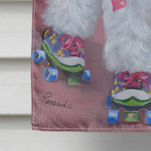 Load image into Gallery viewer, Bichon Frise Girls do it Better Flag Canvas House Size PPP3021CHF