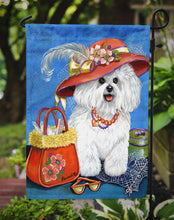 Load image into Gallery viewer, Bichon Frise Mademoiselle Garden Flag – Decorative Outdoor Yard Flag PPP3023GF