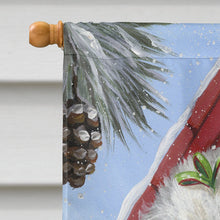 Load image into Gallery viewer, Bichon Frise Santa's List Christmas Flag Canvas House Size PPP3025CHF