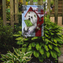 Load image into Gallery viewer, Bichon Frise Santa's List Christmas Garden Flag – Decorative Outdoor Yard Flag PPP3025GF