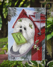 Load image into Gallery viewer, Bichon Frise Santa's List Christmas Garden Flag – Decorative Outdoor Yard Flag PPP3025GF