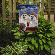 Load image into Gallery viewer, Bichon Frise Soulmates Garden Flag – Decorative Outdoor Yard Flag PPP3026GF