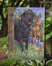 Load image into Gallery viewer, Black Labrador Retriever Garden Flag – Decorative Outdoor Yard Flag PPP3028GF