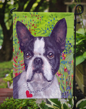 Load image into Gallery viewer, Boston Terrier Jungle Garden Flag – Decorative Outdoor Yard Flag PPP3034GF
