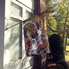 Load image into Gallery viewer, Boston Terrier Patio Gems Flag Canvas House Size PPP3036CHF