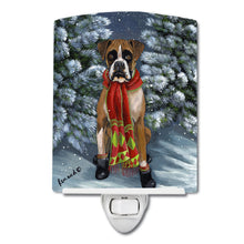 Load image into Gallery viewer, Boxer Let's Play Christmas Ceramic Night Light PPP3040CNL