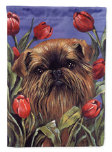 Load image into Gallery viewer, Brussels Griffon Peek a Boo Garden Flag – Decorative Outdoor Yard Flag PPP3041GF
