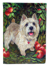 Load image into Gallery viewer, Cairn Terrier Apples Flag Canvas House Size PPP3042CHF